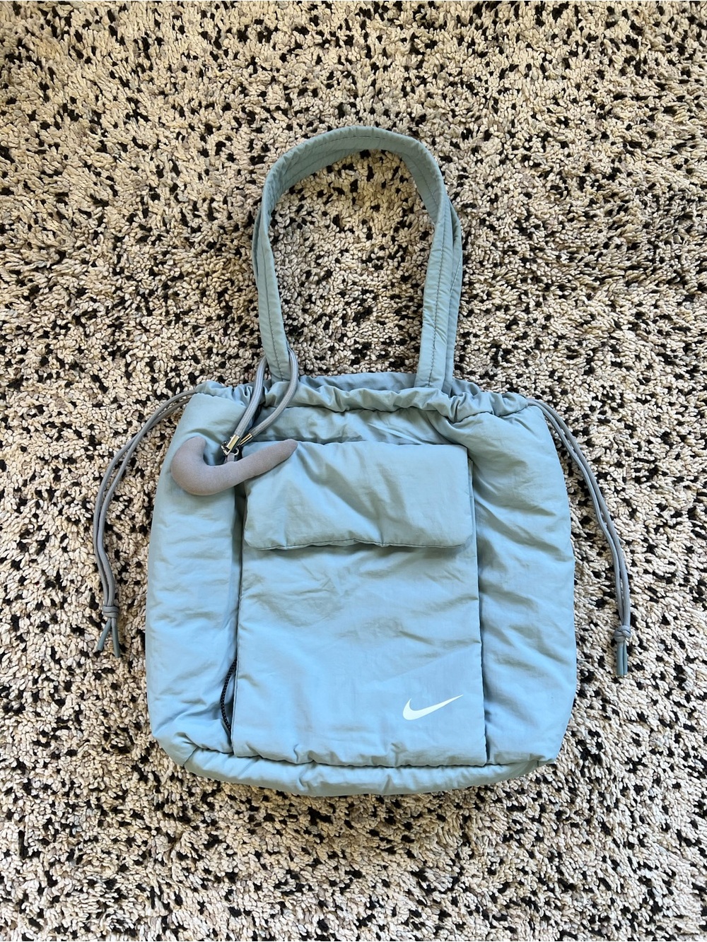 Nike Cloud Puff Yoga Tote Bag Light Blue Asia Exclusive